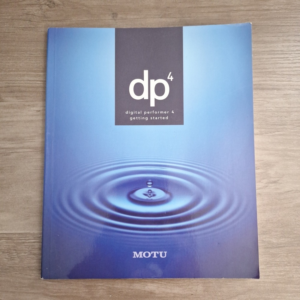 MOTU Digital Performer 4, USER MANUAL, OEM Original Vintage‎ 2003